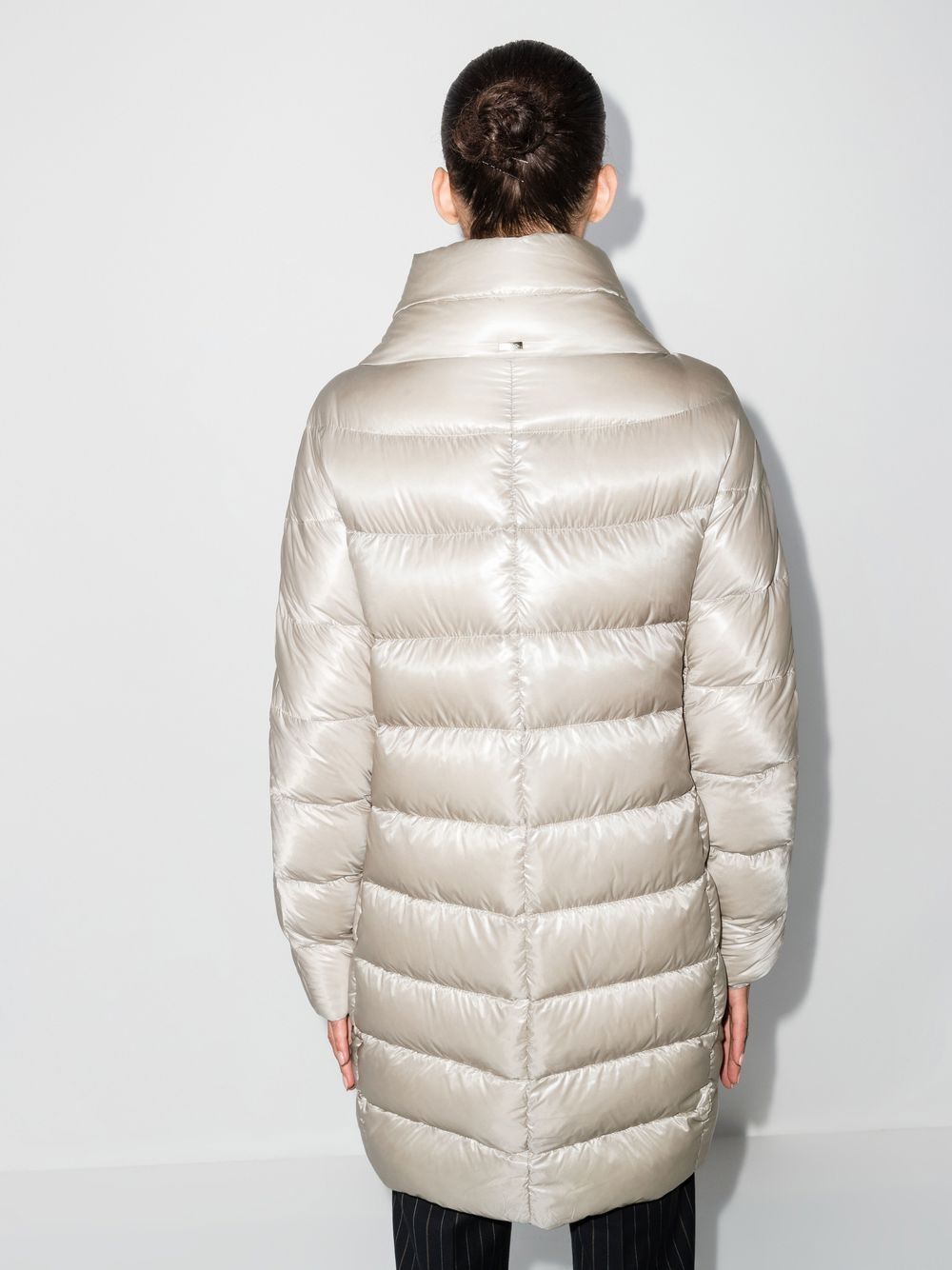 Herno Coats Grey Outer: Polyamide