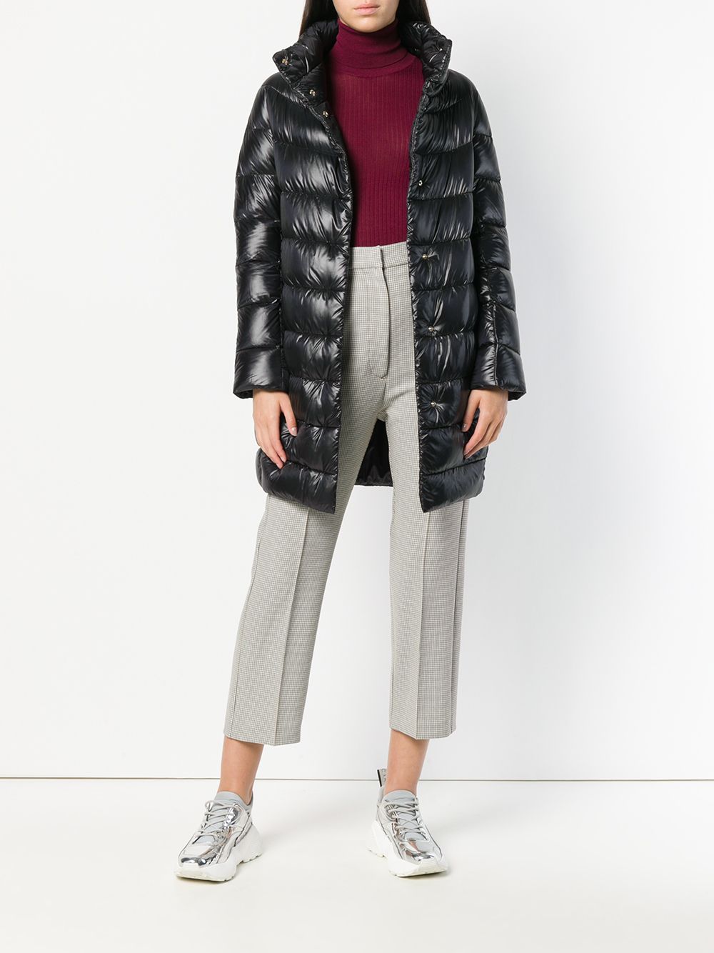 Herno Coats Black Lining: Polyamide