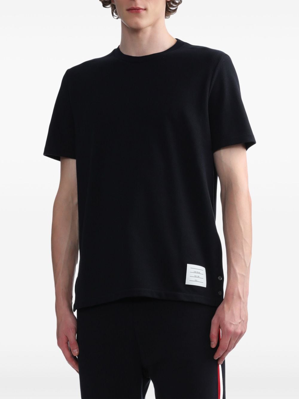 Thom Browne T-Shirts And Polos Blue Cotton