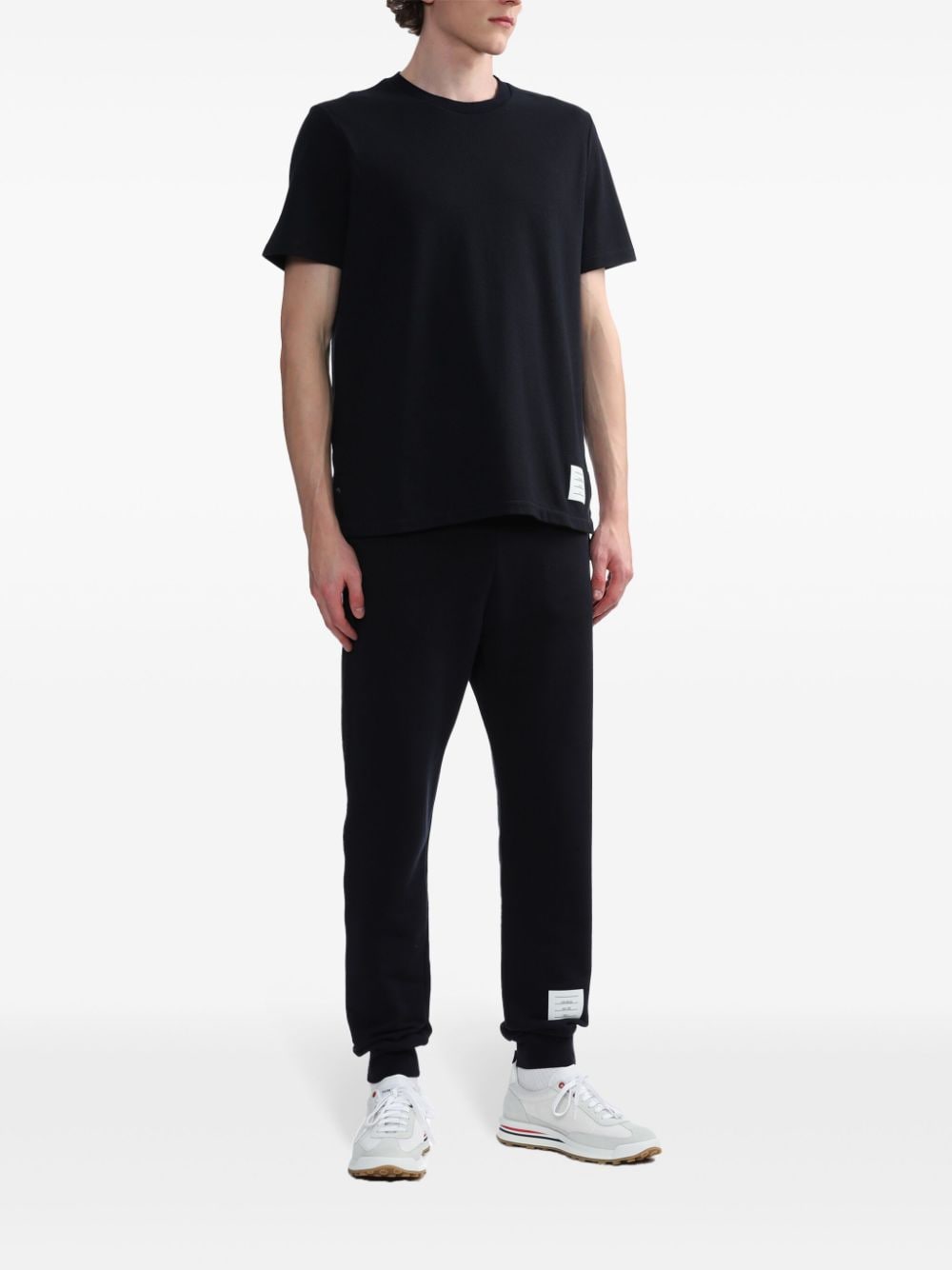 Thom Browne T-Shirts And Polos Blue Cotton