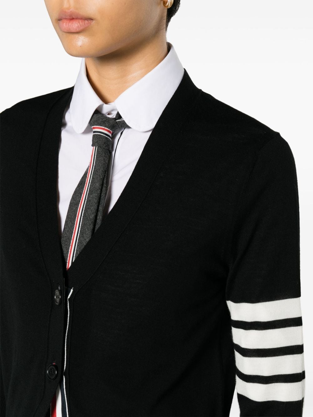 Thom Browne Sweaters Black Virgin Wool