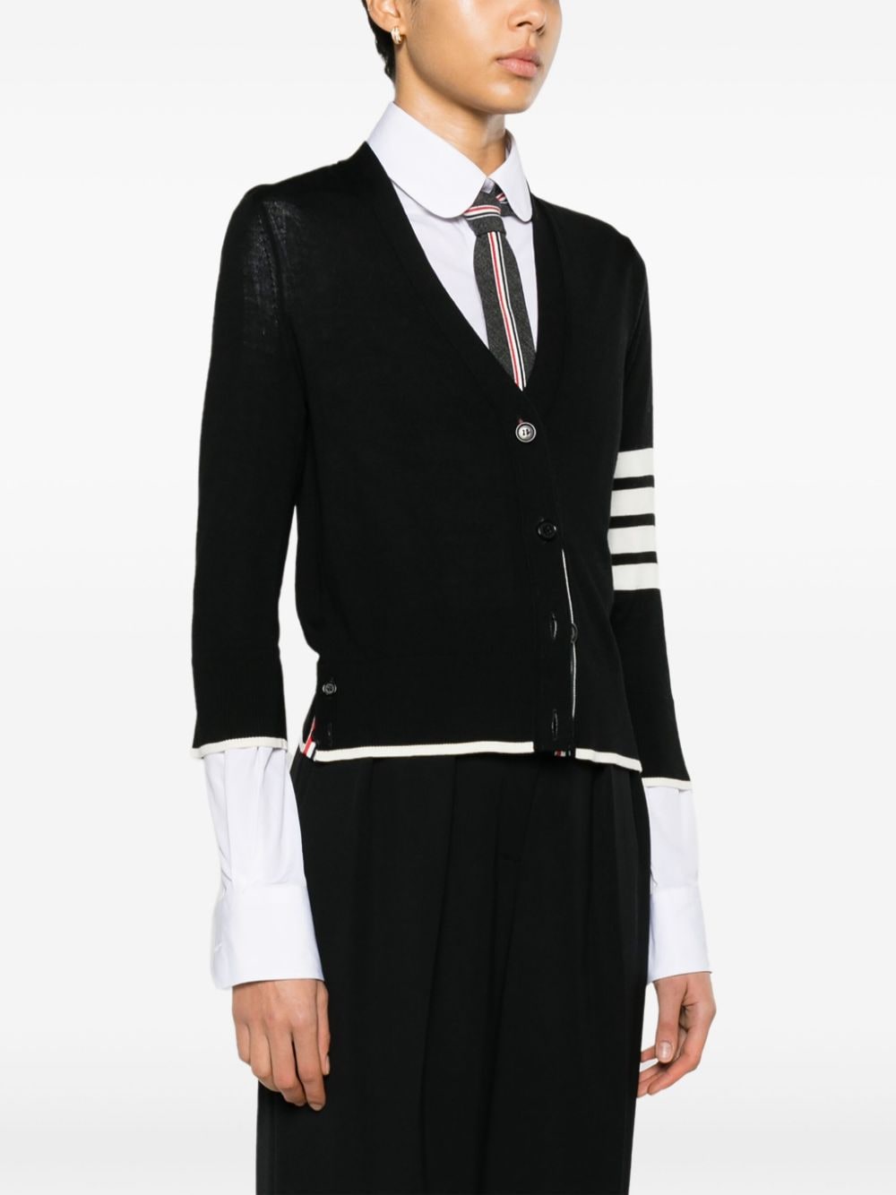 Thom Browne Sweaters Black Virgin Wool
