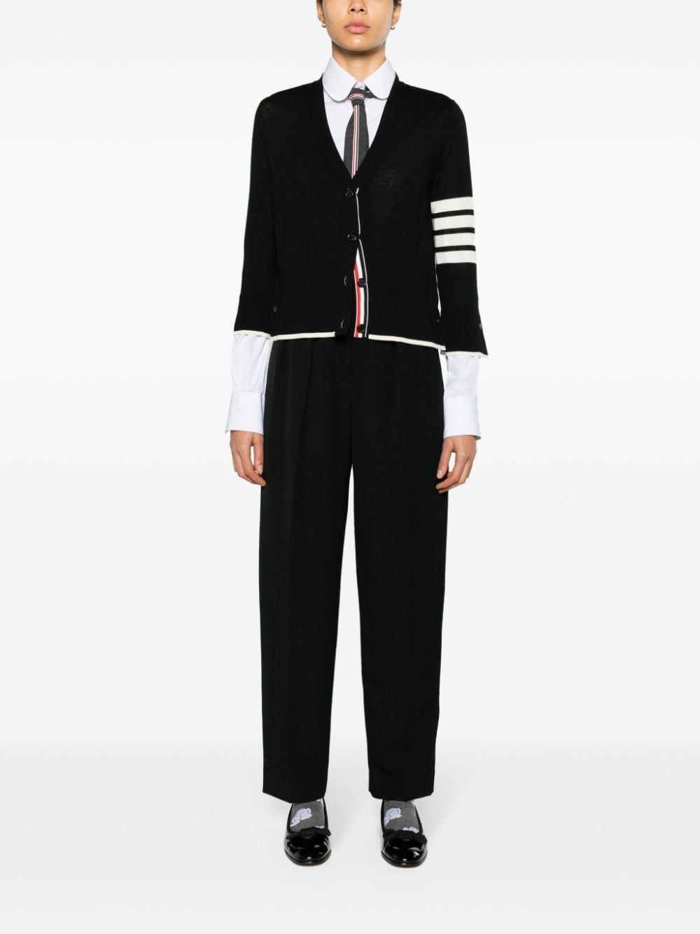 Thom Browne Sweaters Black Virgin Wool
