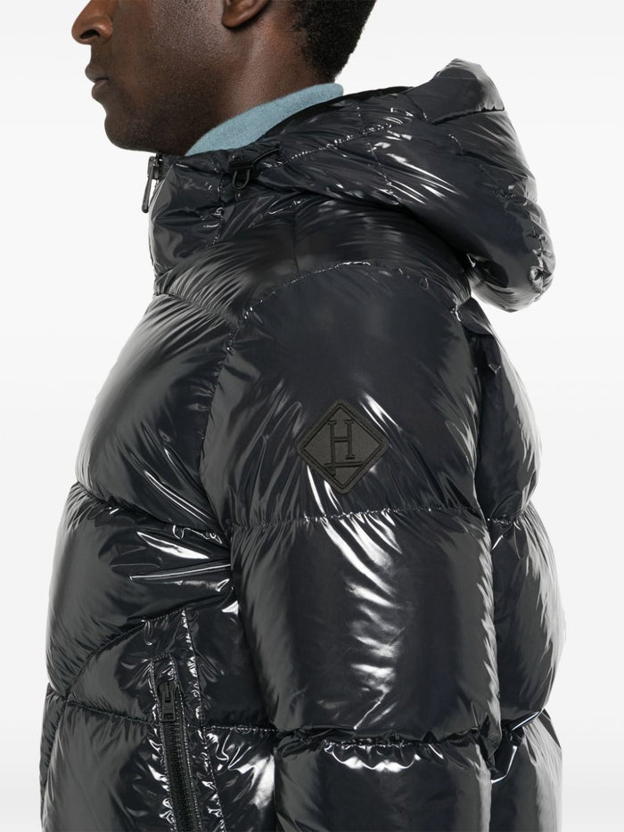 Herno Coats Grey Polyamide