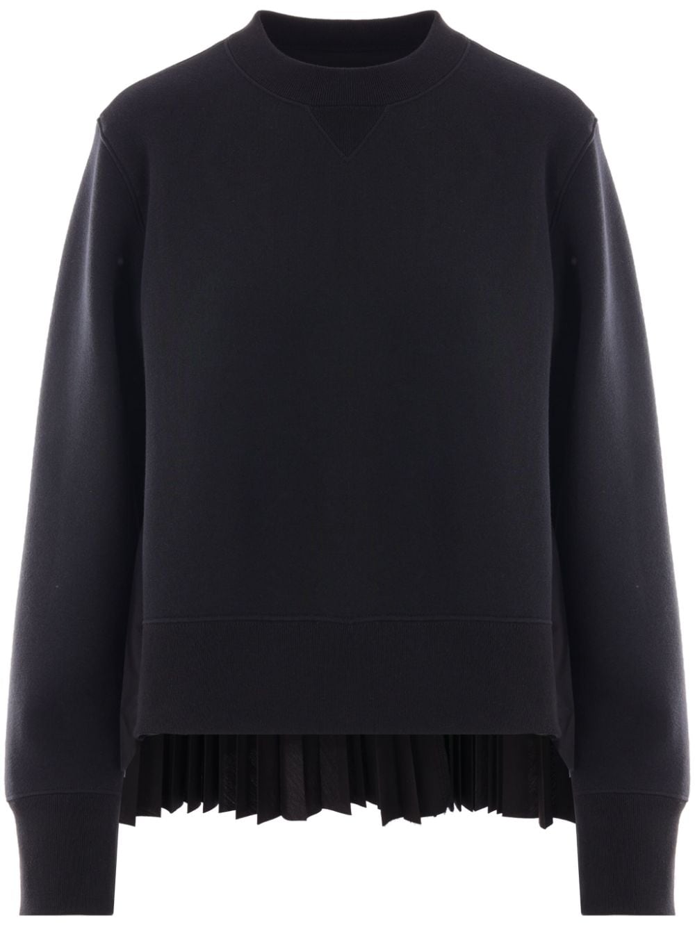 Sacai Sweaters Black Cotton