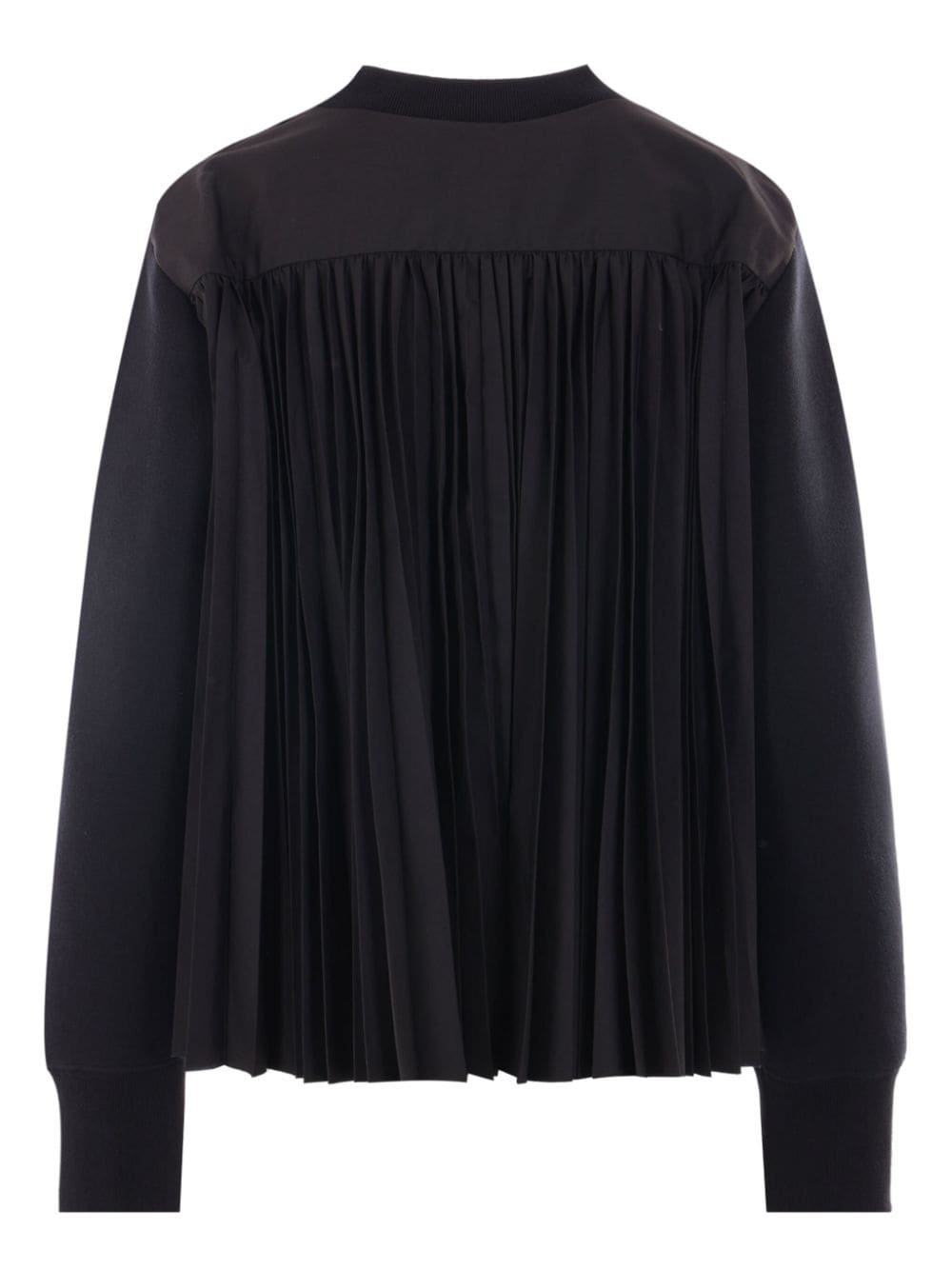 Sacai Sweaters Black Cotton
