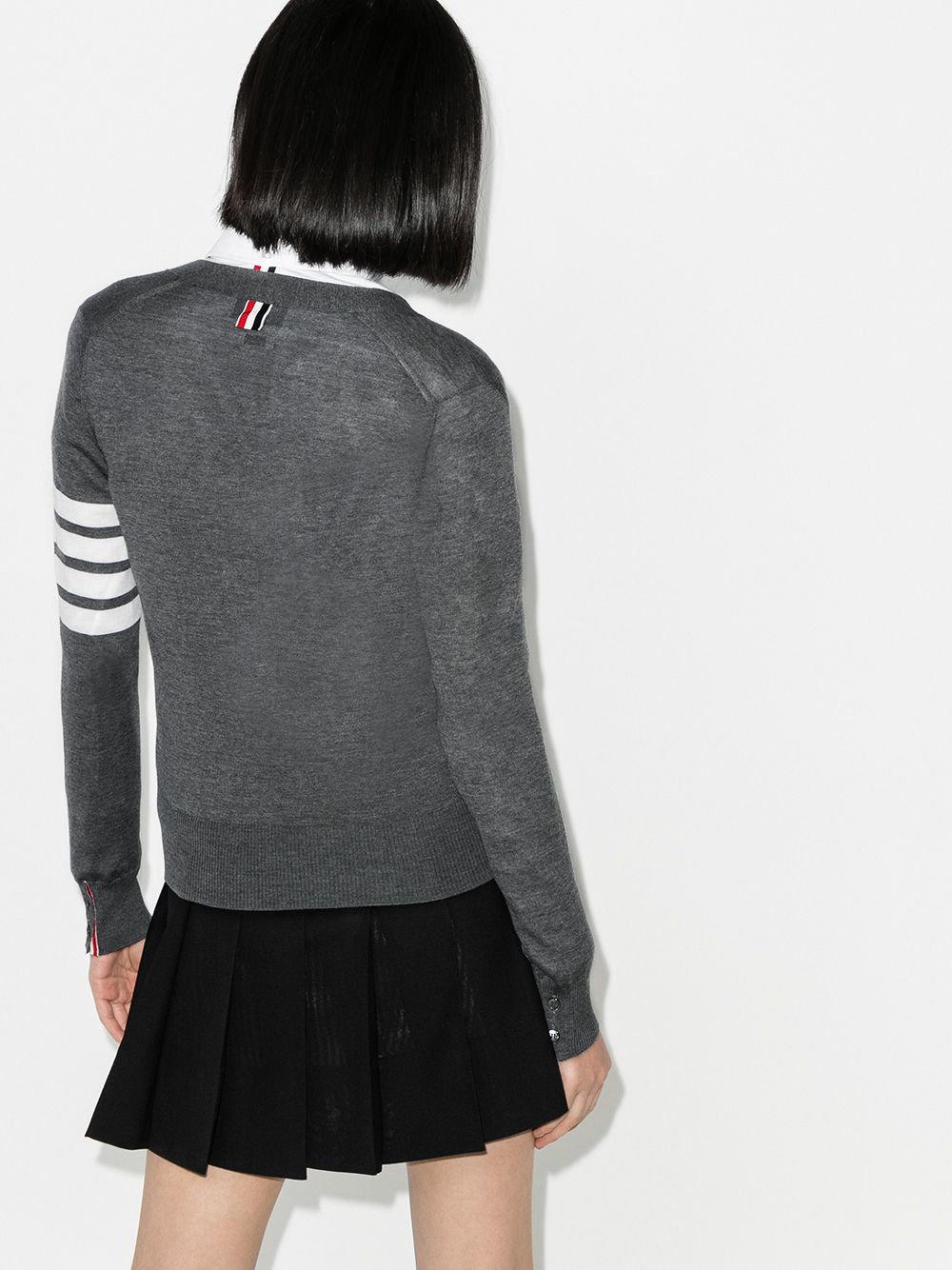 Thom Browne Sweaters Grey Wool