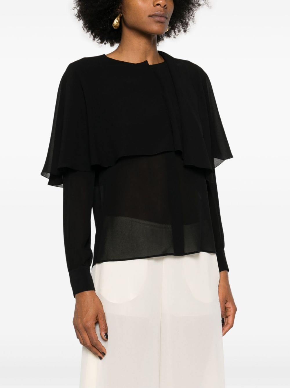 Chloè Shirts Black Silk