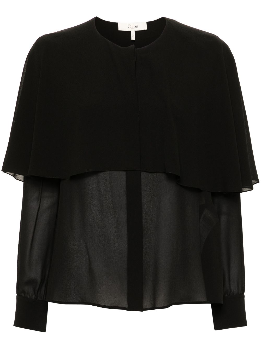 Chloè Shirts Black Silk