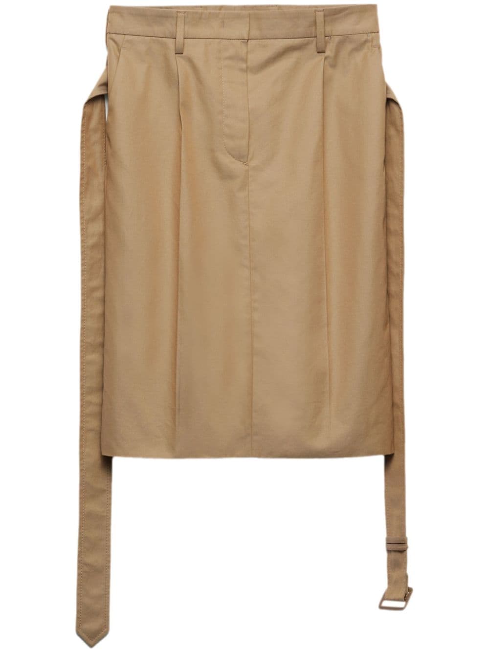 Prada Skirts Beige Cotton
