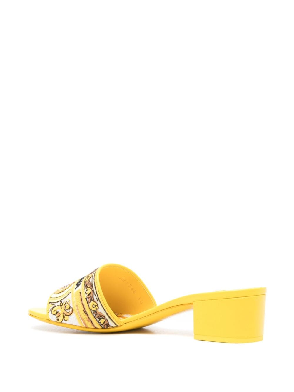 Dolce & Gabbana Sandals Yellow Lambskin