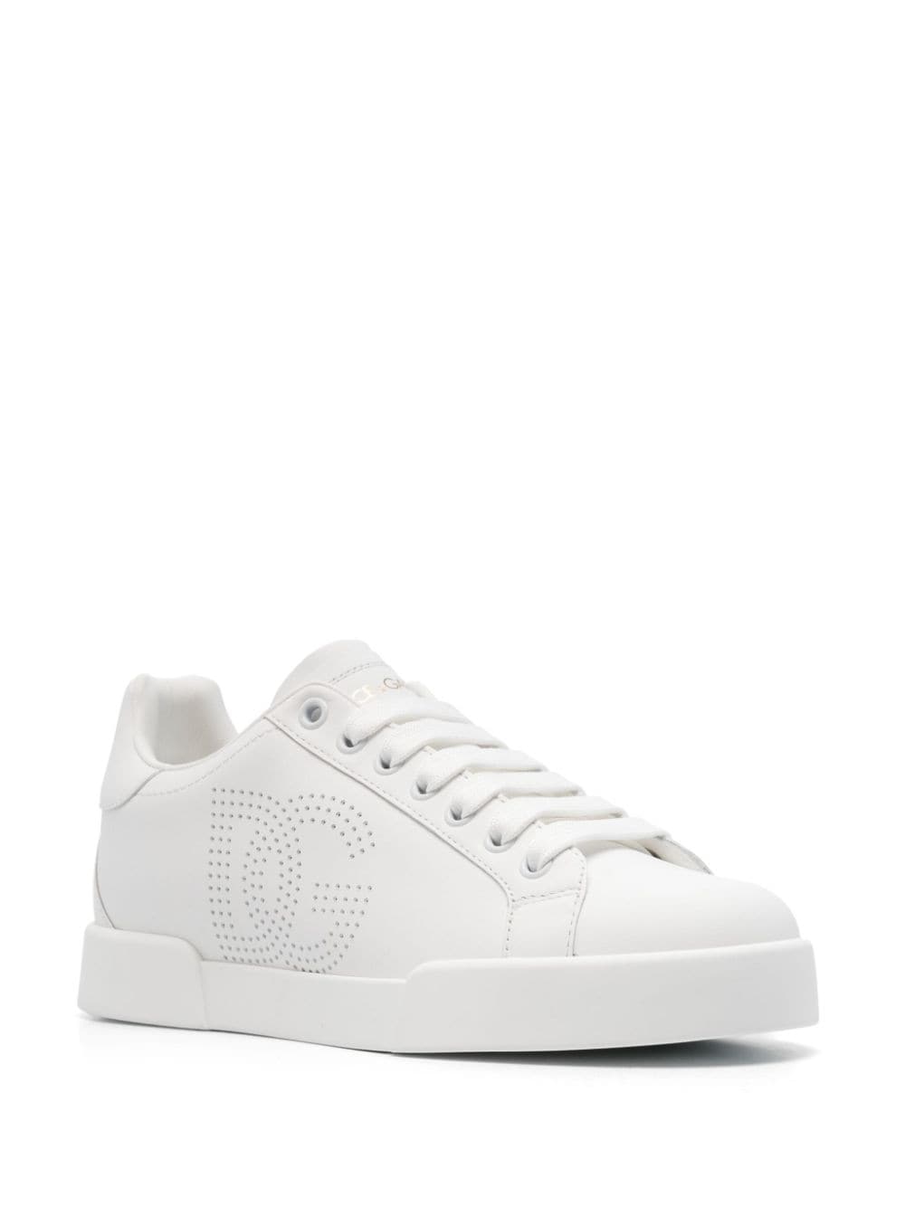 Dolce & Gabbana Sneakers White Calf Leather