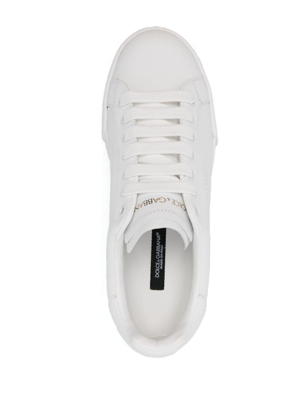 Dolce & Gabbana Sneakers White Calf Leather