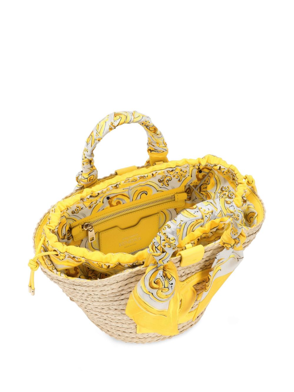 Dolce & Gabbana Bags Yellow Raffia