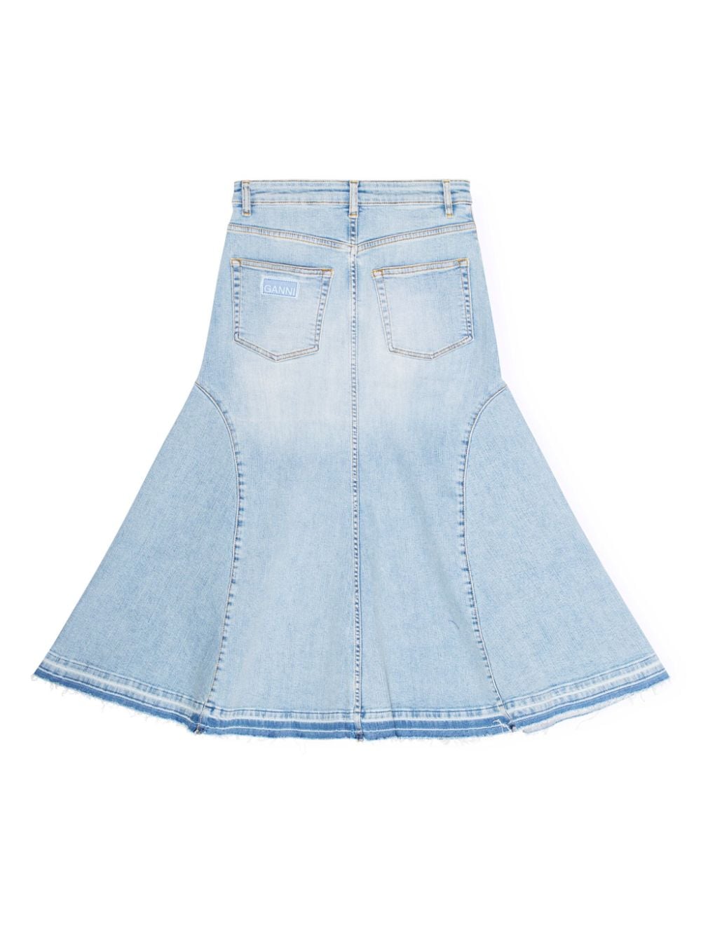 GANNI Skirts Clear Blue Cotton