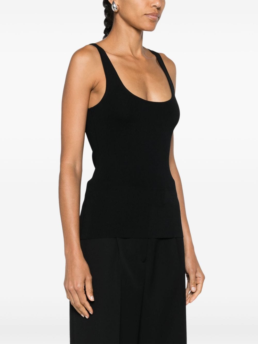 Toteme Pre Top Black Fabric