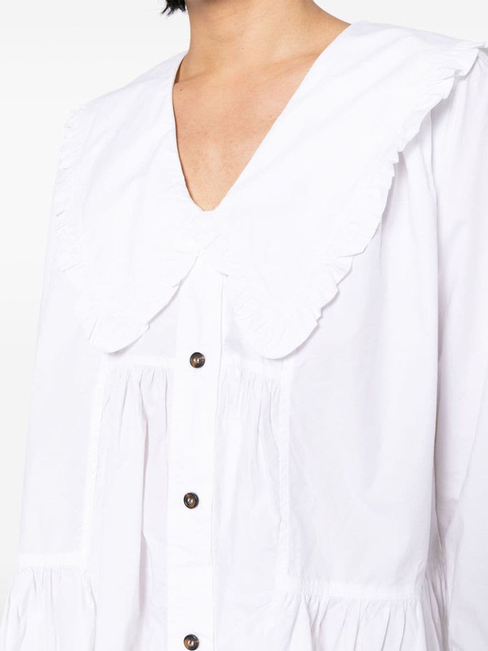 Ganni Dresses White Cotton