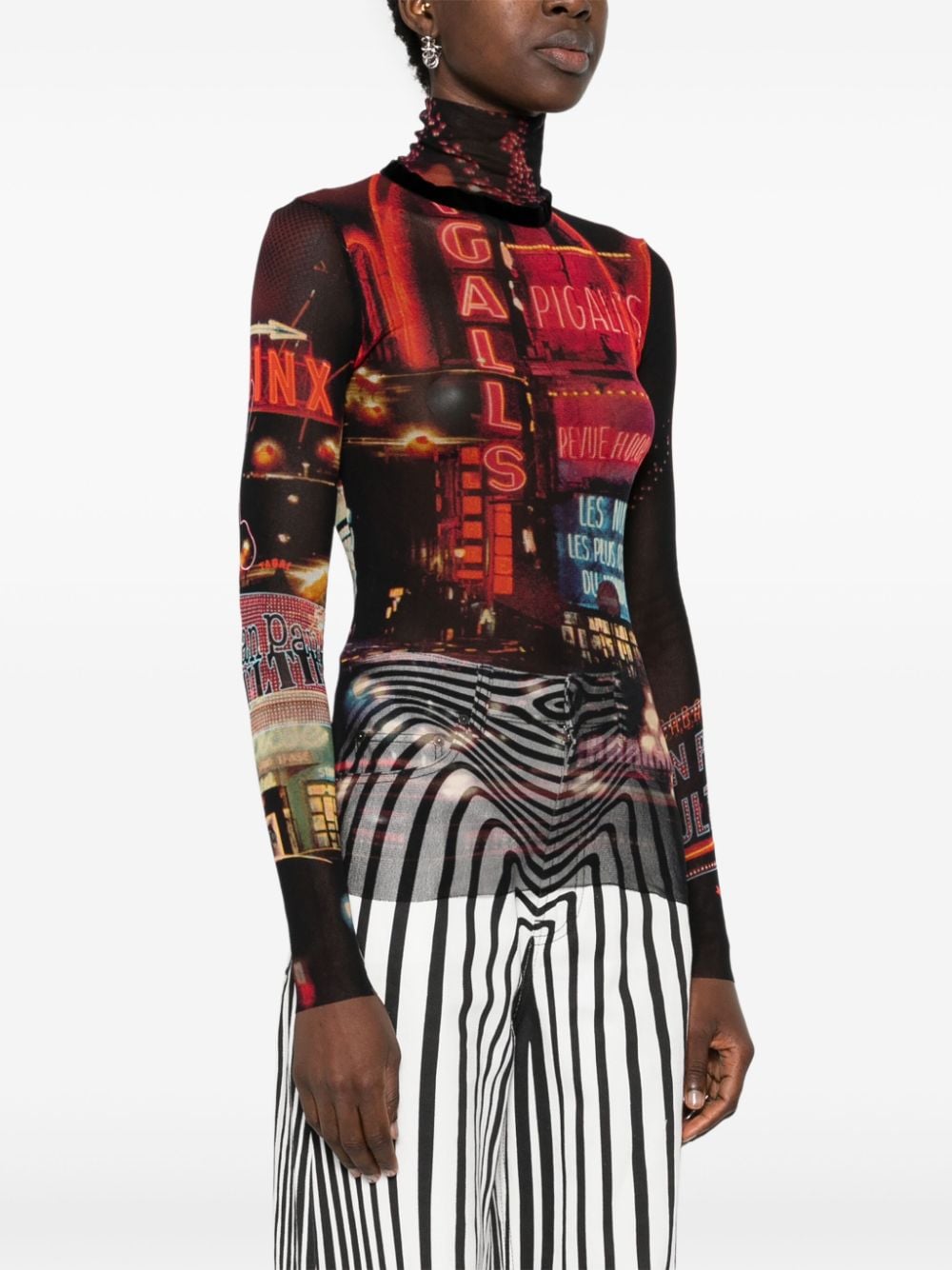 Jean Paul Gaultier Top Black Polyamide