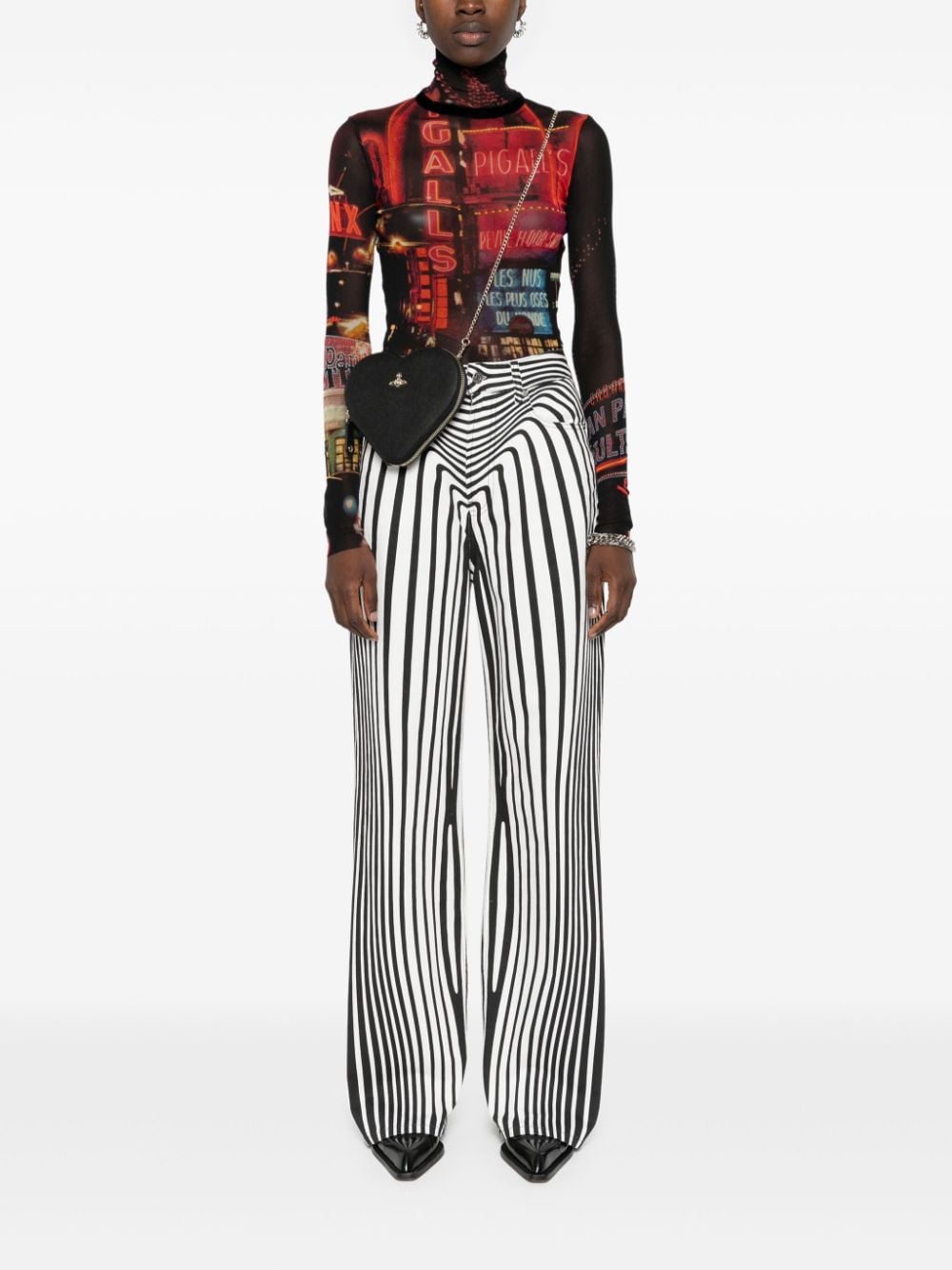 Jean Paul Gaultier Top Black Polyamide