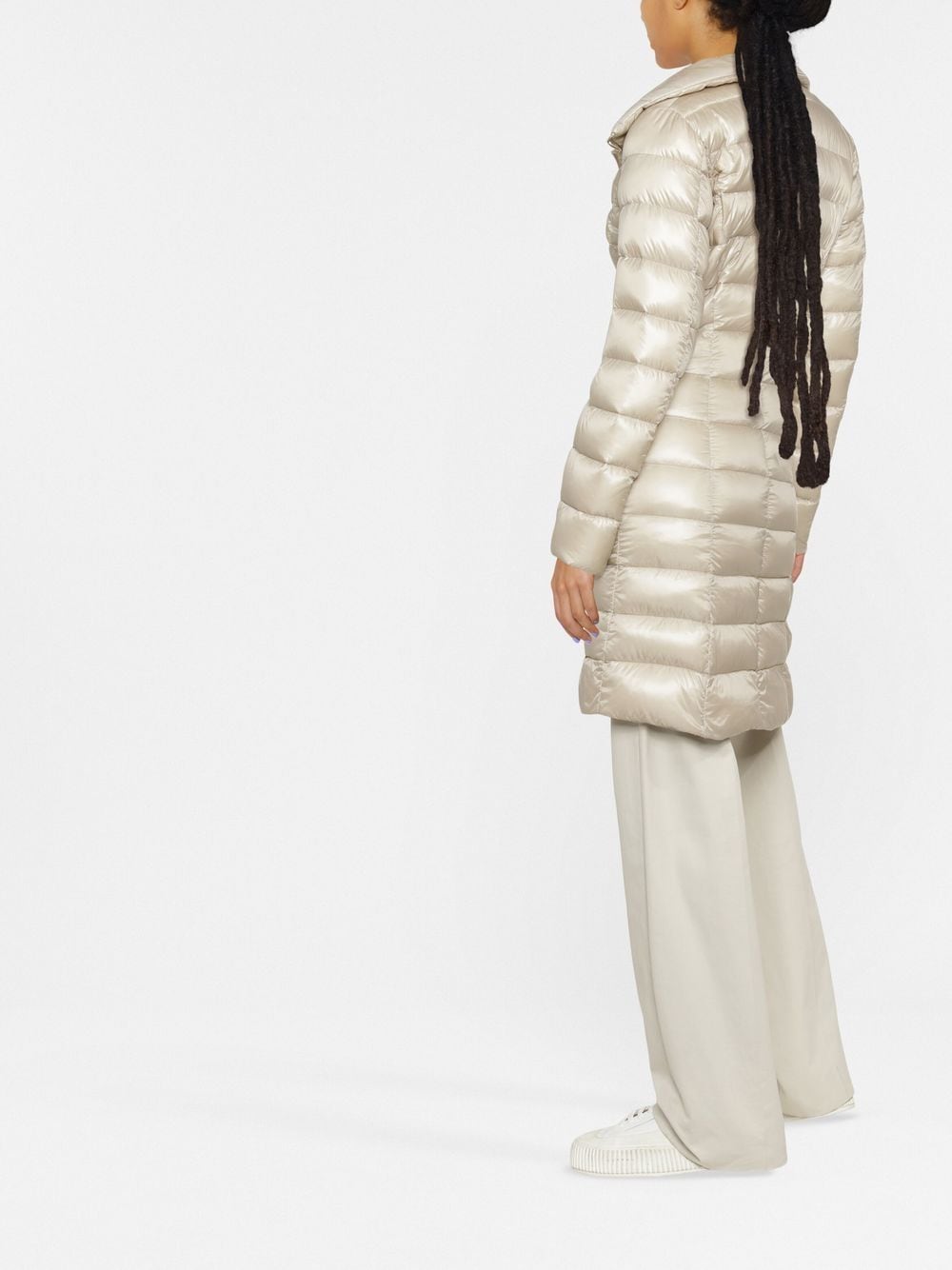 Herno Coats Beige Polyamide