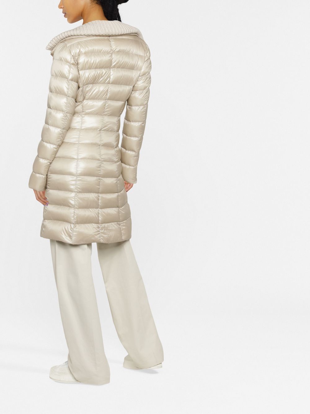 Herno Coats Beige Polyamide
