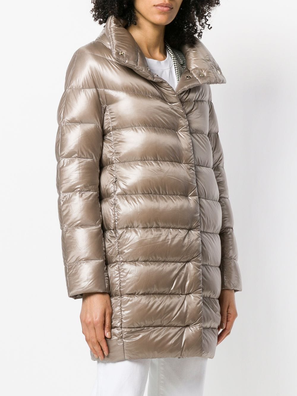 Herno Coats Dove Grey Polyamide