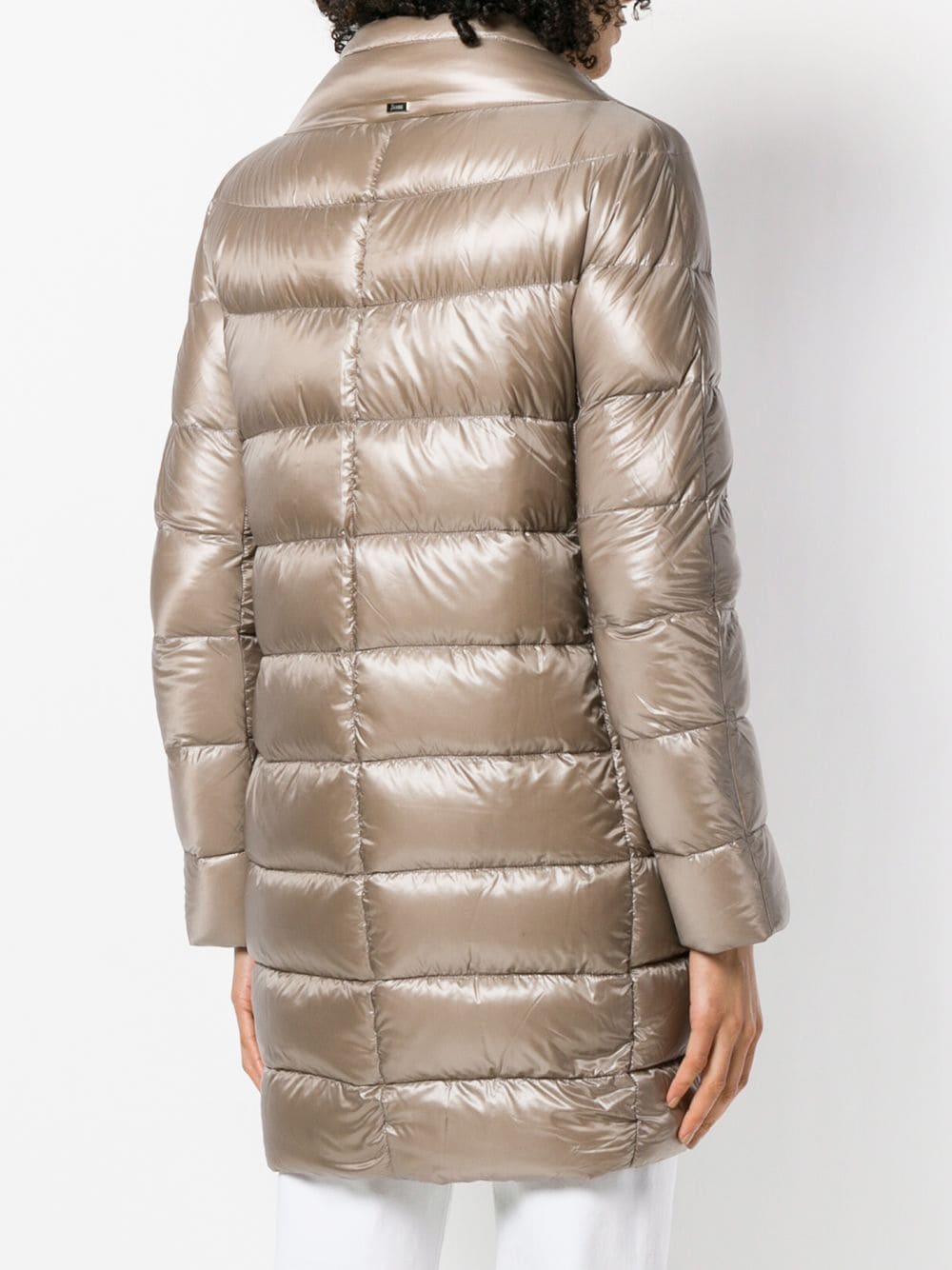 Herno Coats Dove Grey Polyamide