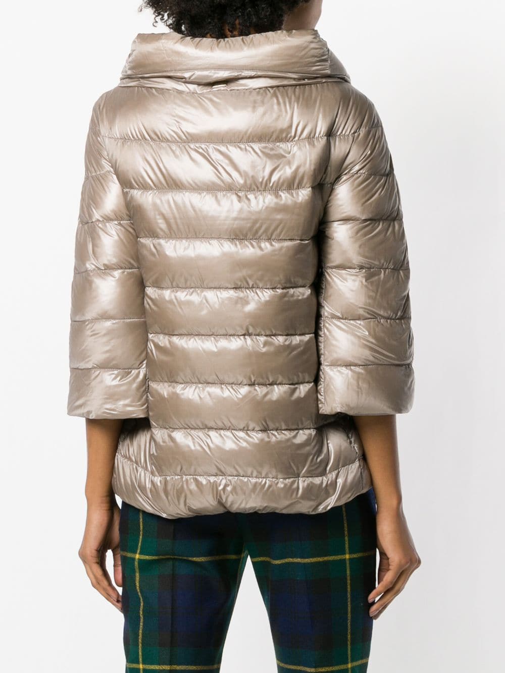 Herno Coats Dove Grey Polyamide
