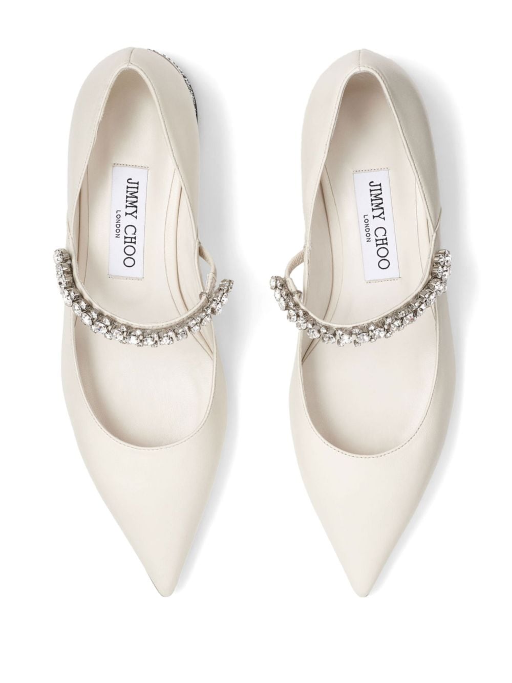 Jimmy Choo Flat Shoes White Lining: Leather