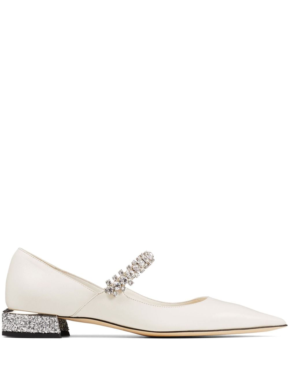 Jimmy Choo Flat Shoes White Lining: Leather
