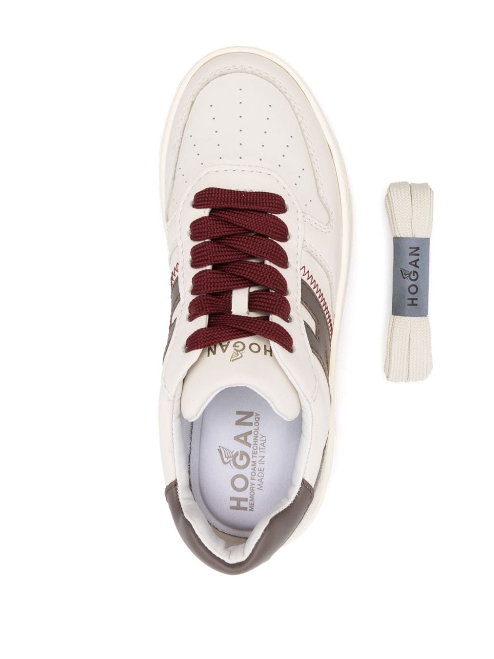 Hogan Pre Sneakers Bordeaux Sole: Rubber