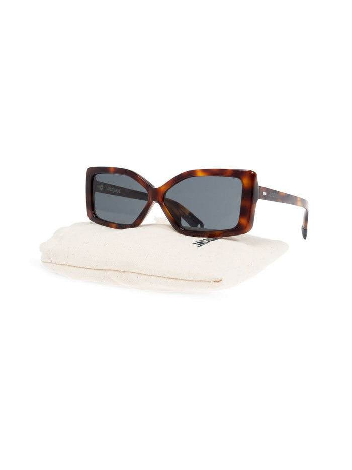 Jacquemus Sunglasses Brown Acetate