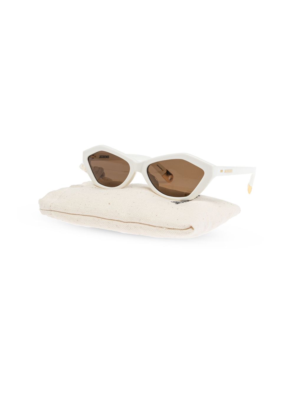 Jacquemus Sunglasses White Acetate