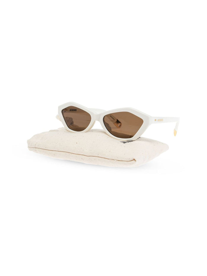 Jacquemus Sunglasses White Acetate