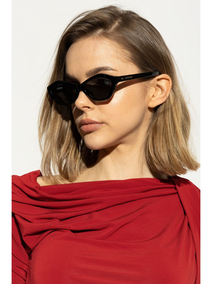 Jacquemus Sunglasses Black Acetate