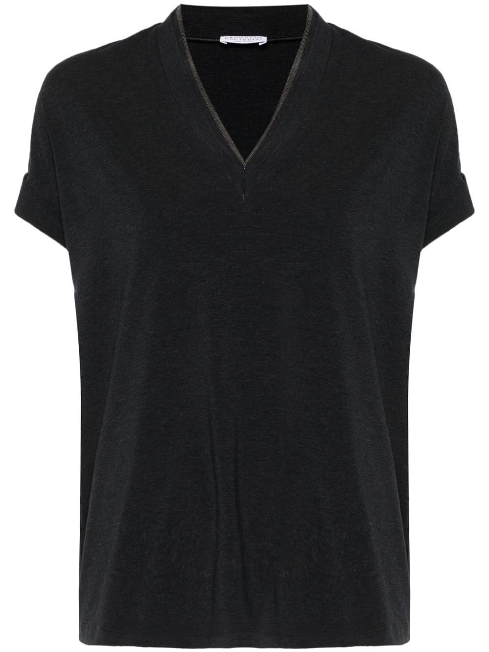Brunello Cucinelli T-Shirts And Polos Grigio Scuro Brass