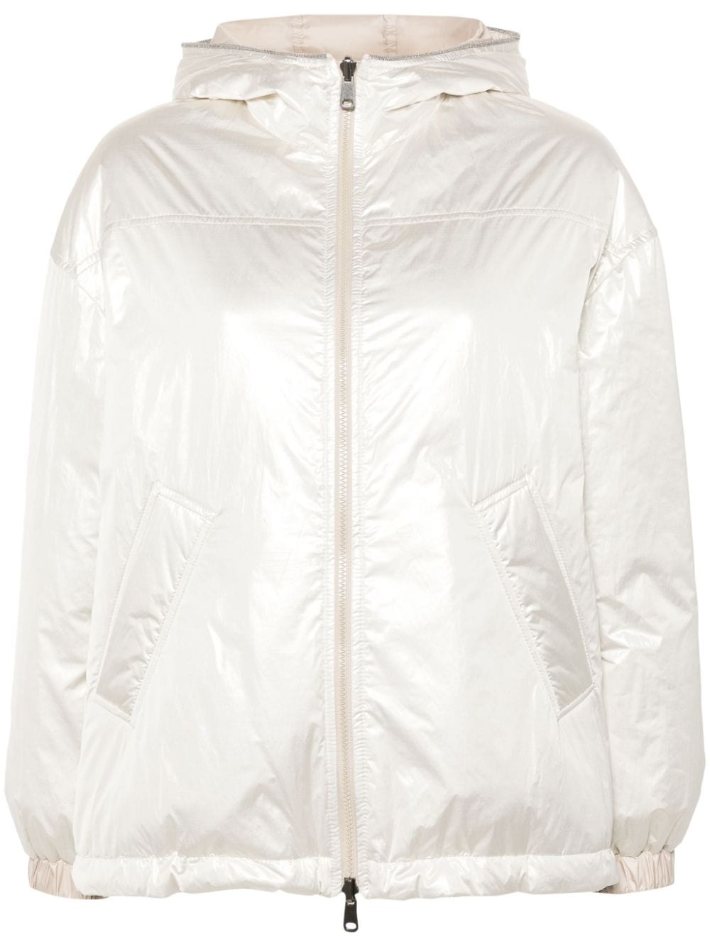 Brunello Cucinelli Coats Grigio Lining: Polyester