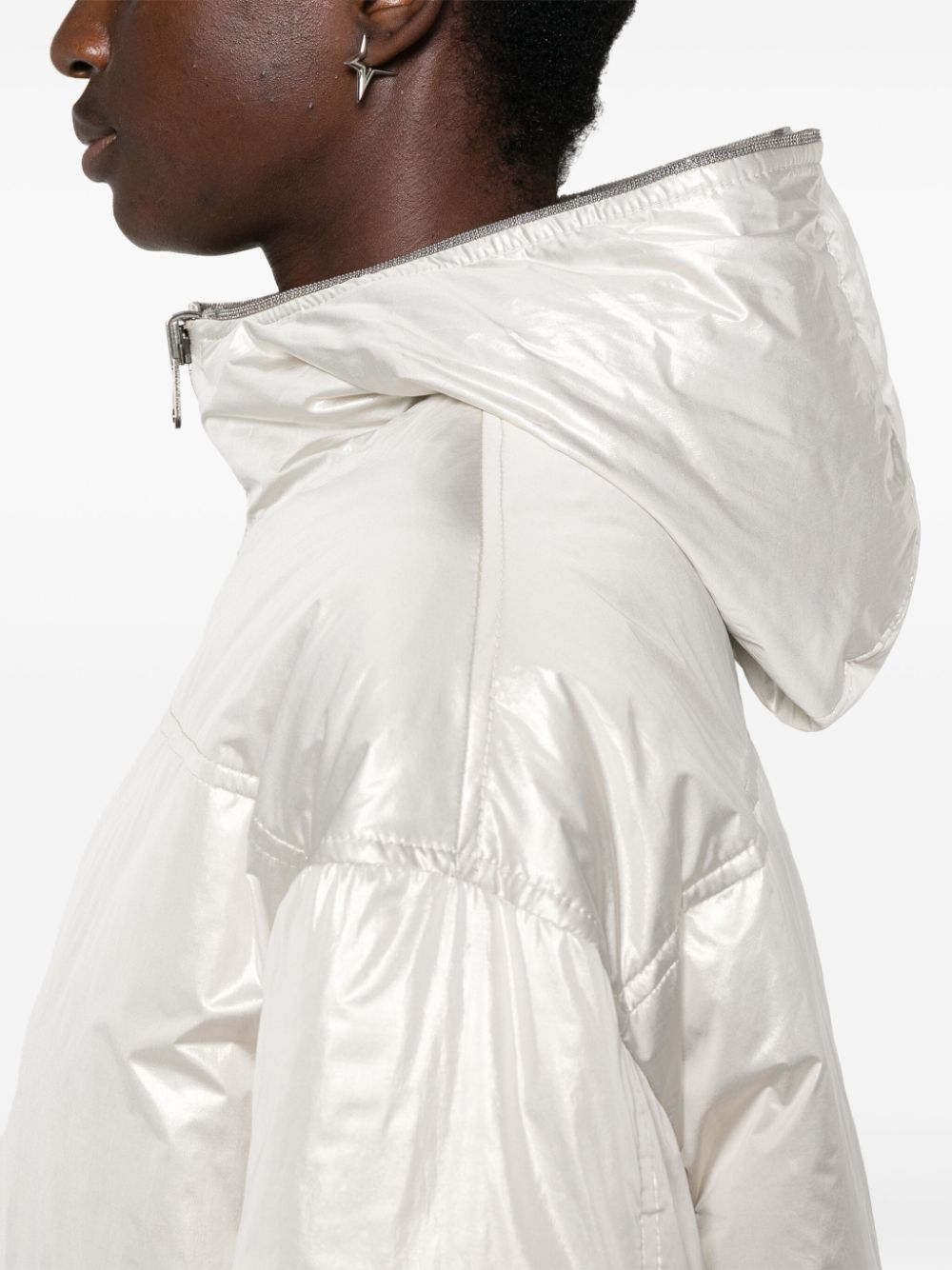 Brunello Cucinelli Coats Grigio Lining: Polyester