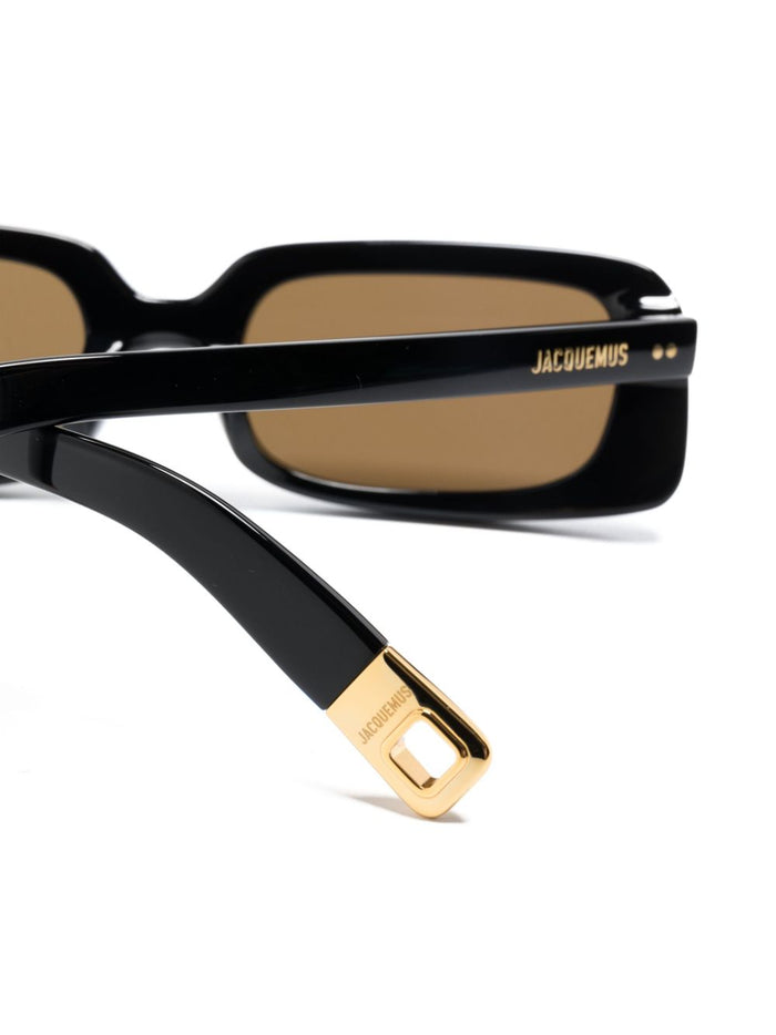 Jacquemus Sunglasses Black Acetate