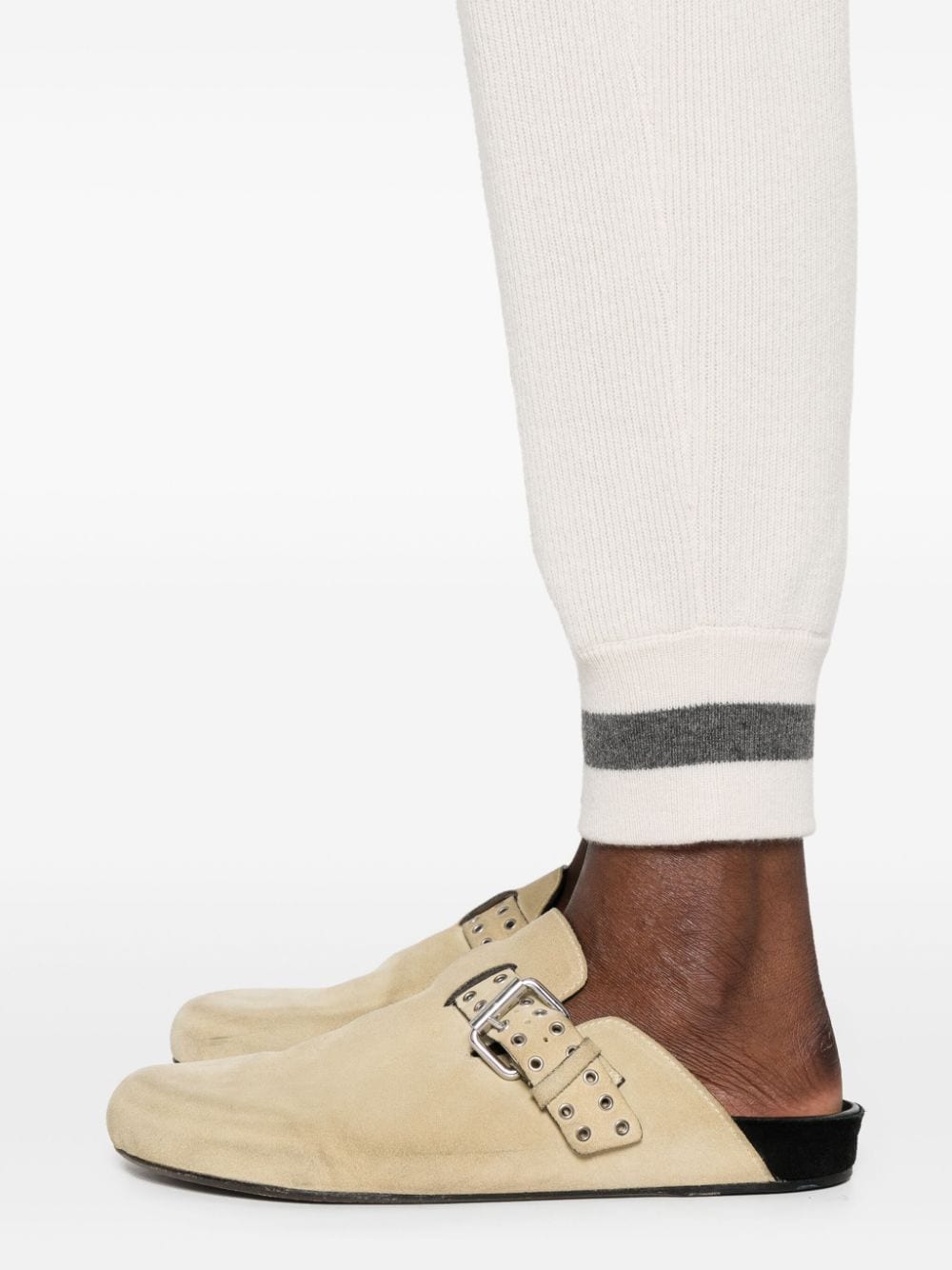 Brunello Cucinelli Trousers Bianco Wool