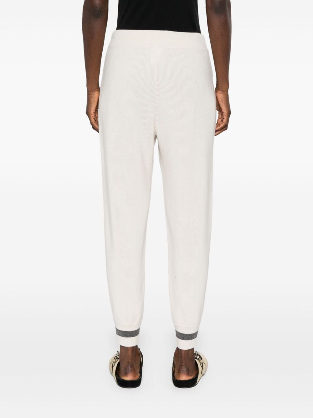 Brunello Cucinelli Trousers Bianco Wool