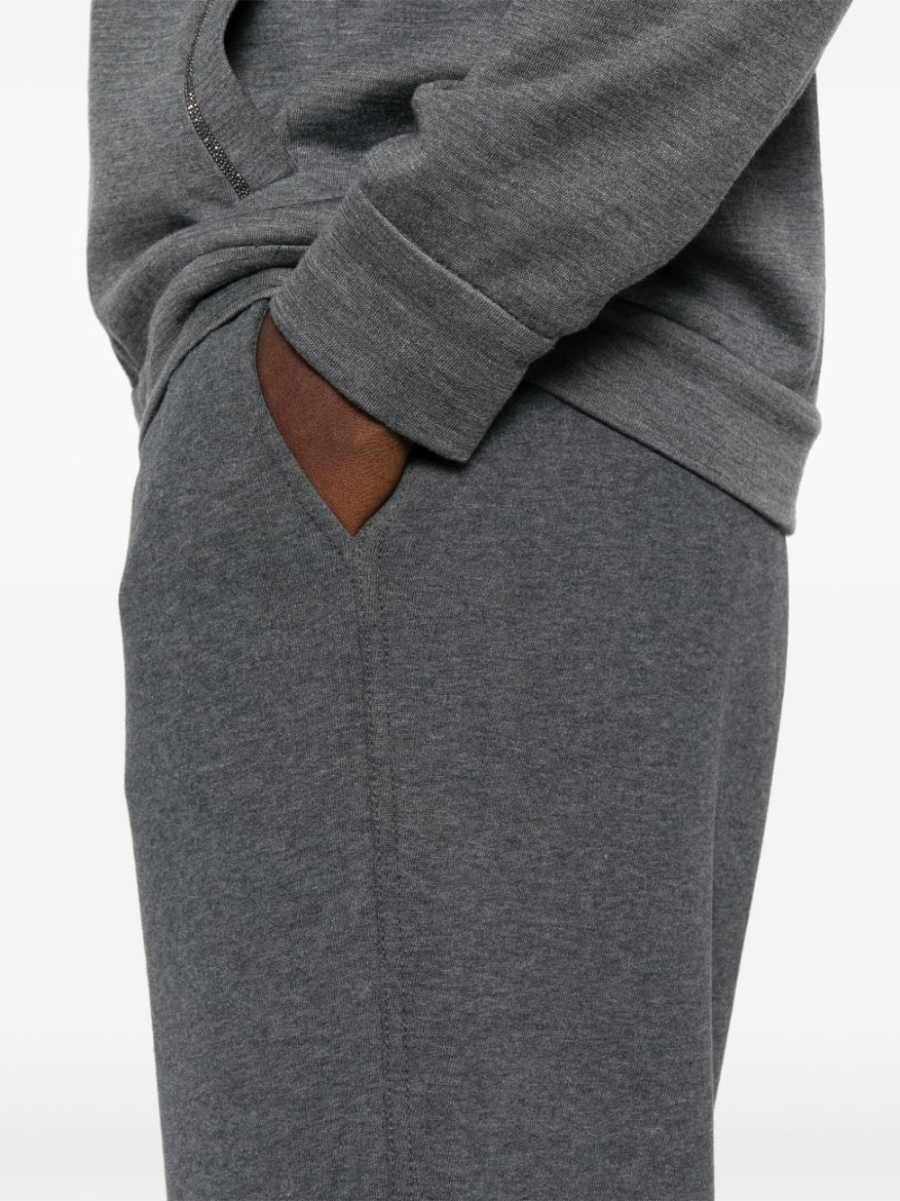 Brunello Cucinelli Trousers Grigio Cotton