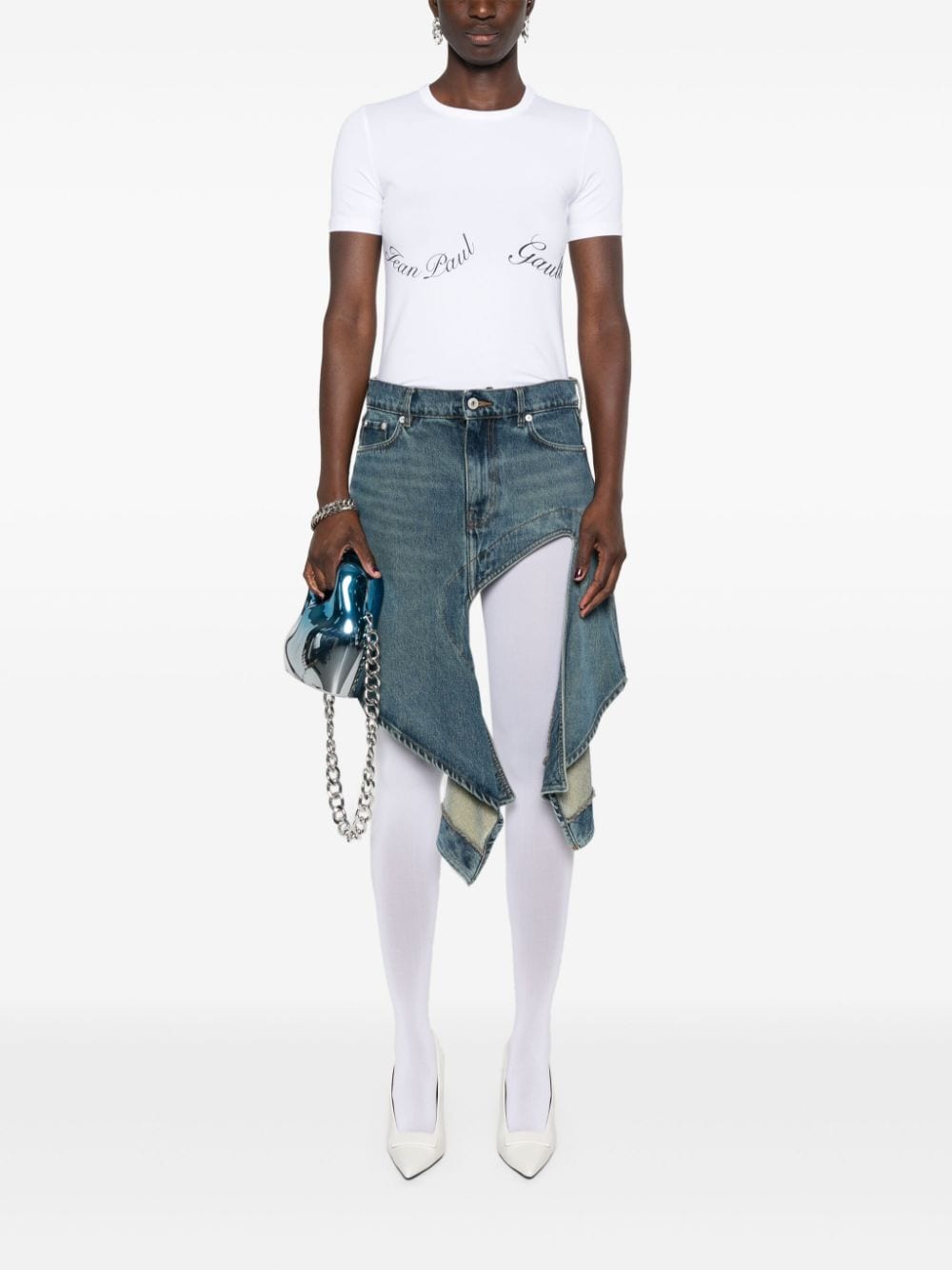 Jean Paul Gaultier T-Shirts And Polos White Cotton