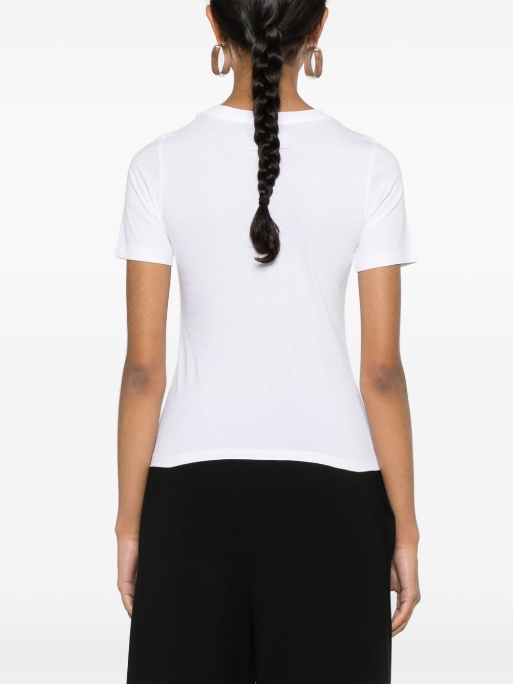 Mm6 Maison Margiela T-Shirts And Polos White Cotton