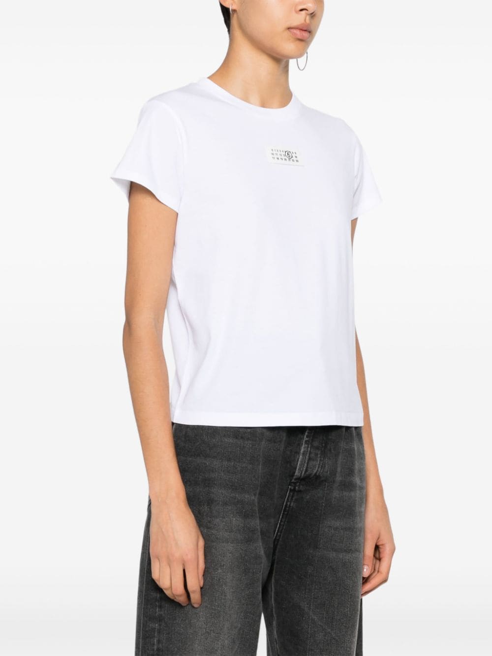 Mm6 Maison Margiela T-Shirts And Polos White Cotton