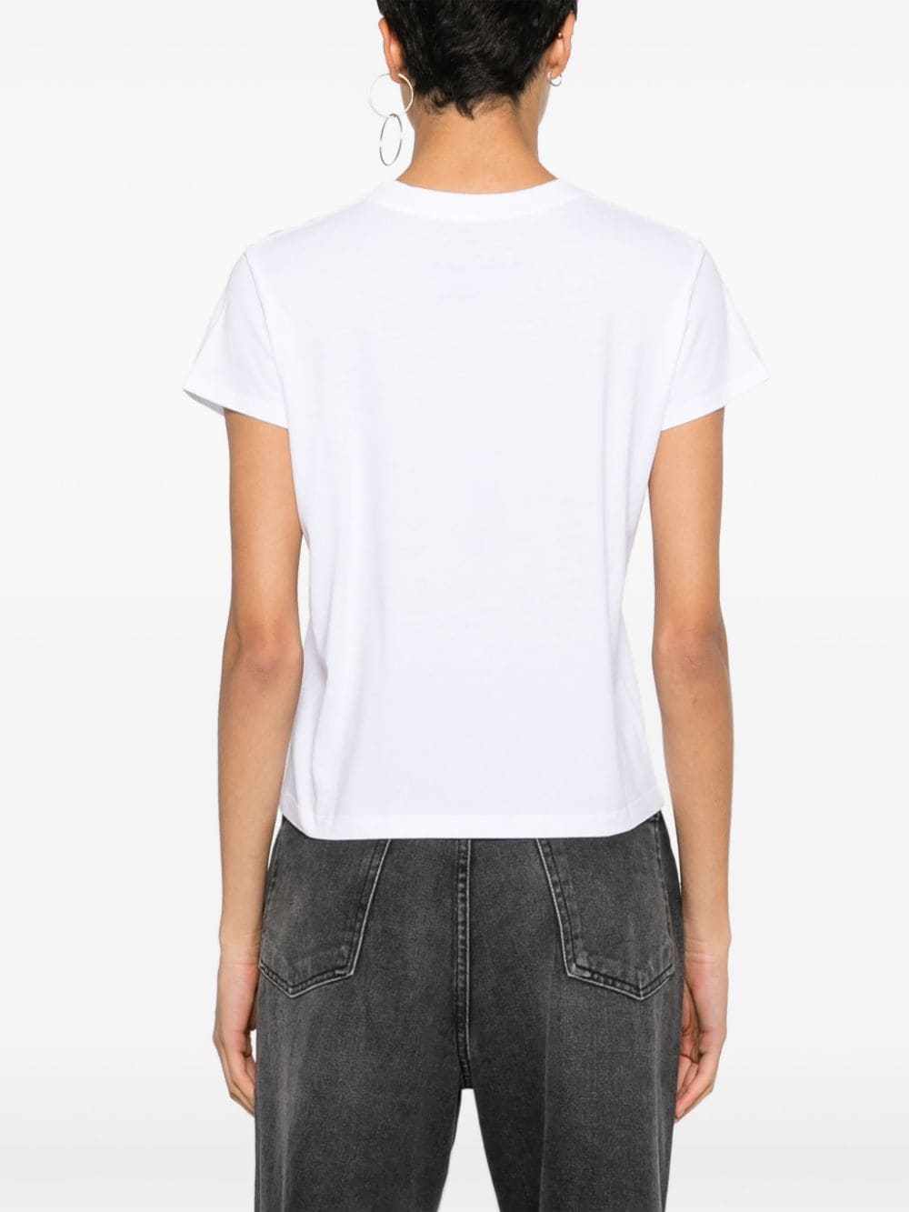 Mm6 Maison Margiela T-Shirts And Polos White Cotton