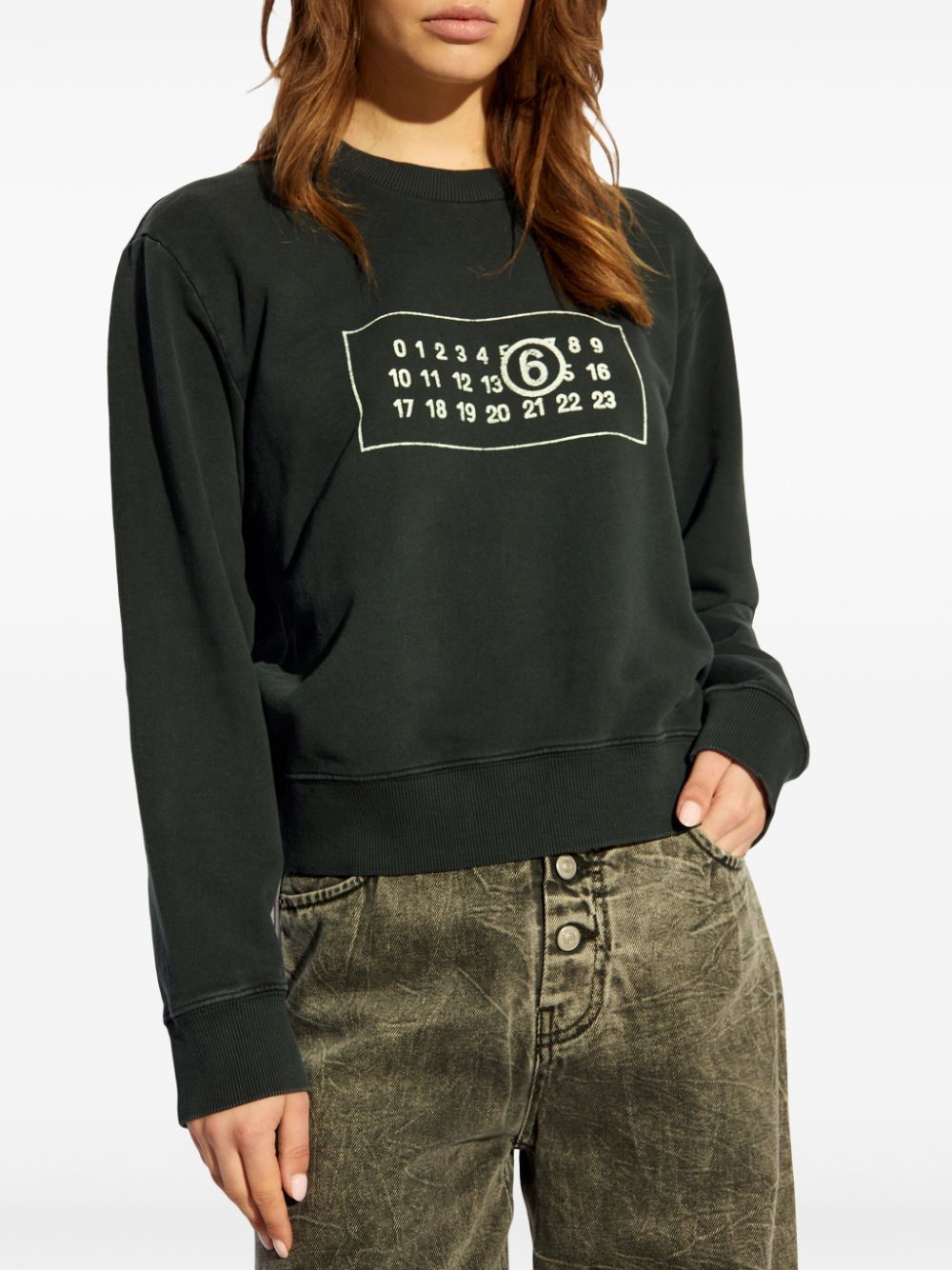 Mm6 Maison Margiela Sweaters Black Cotton