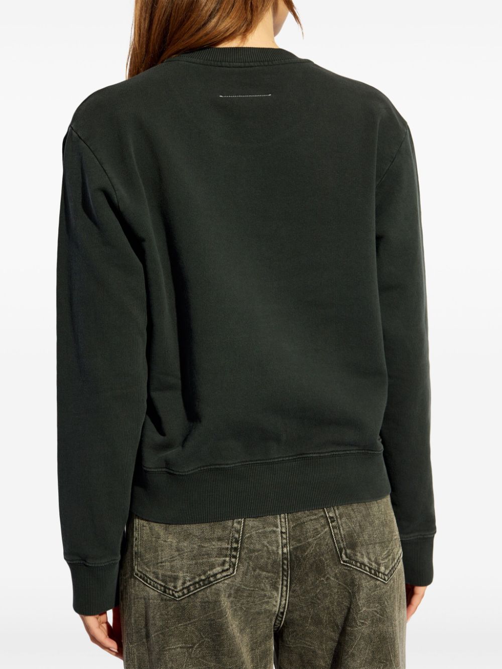 Mm6 Maison Margiela Sweaters Black Cotton