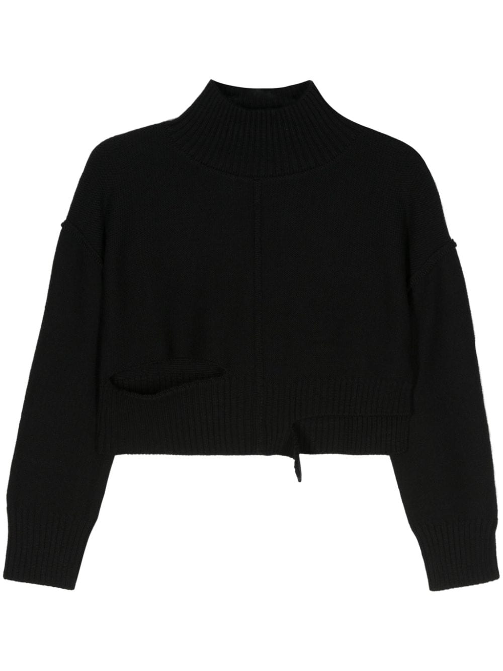 Mm6 Maison Margiela Sweaters Black Acrylic Virgin Wool