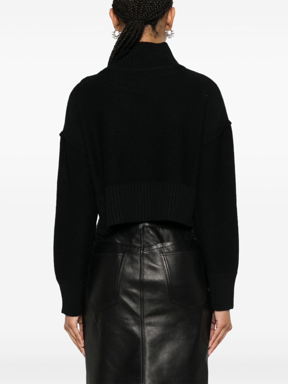 Mm6 Maison Margiela Sweaters Black Acrylic Virgin Wool